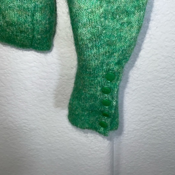 Sezane Green Crew Neck Sweater - Picture 6 of 6